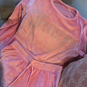 Juicy Couture Pink Velour Tracksuit